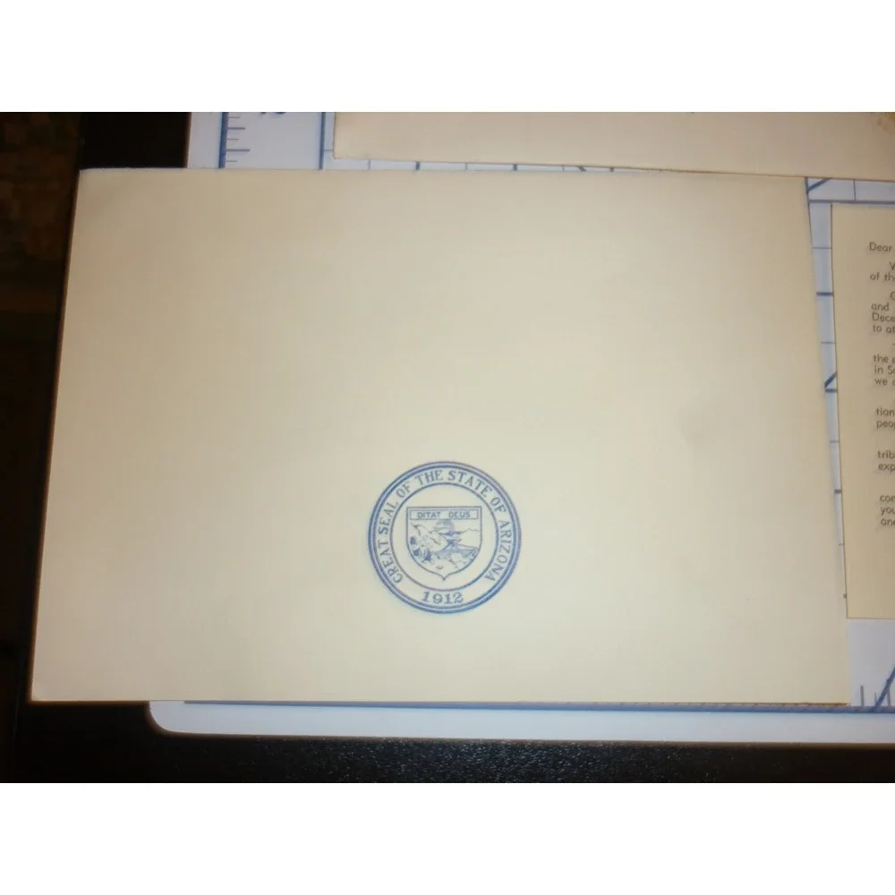 1972 Nixon Republican Governors State Ball Invitation Set Arizona Jack Williams